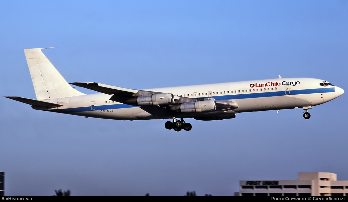 Aircraft Photo of CC-CDI | Boeing 707-323C | LAN Chile Cargo - Línea Aérea Nacional | AirHistory.net #223996