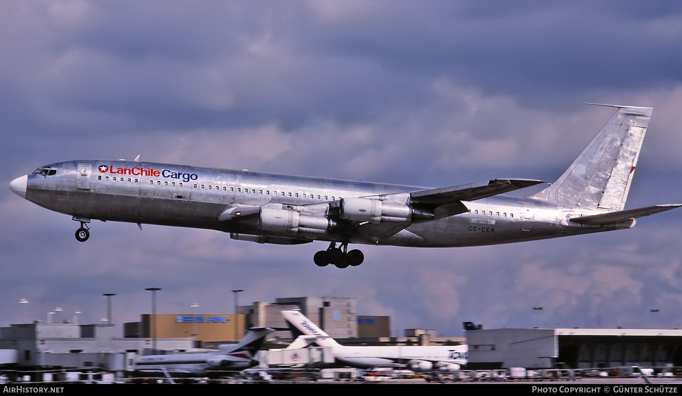 Aircraft Photo of CC-CER | Boeing 707-331C | LAN Chile Cargo - Línea Aérea Nacional | AirHistory.net #223998