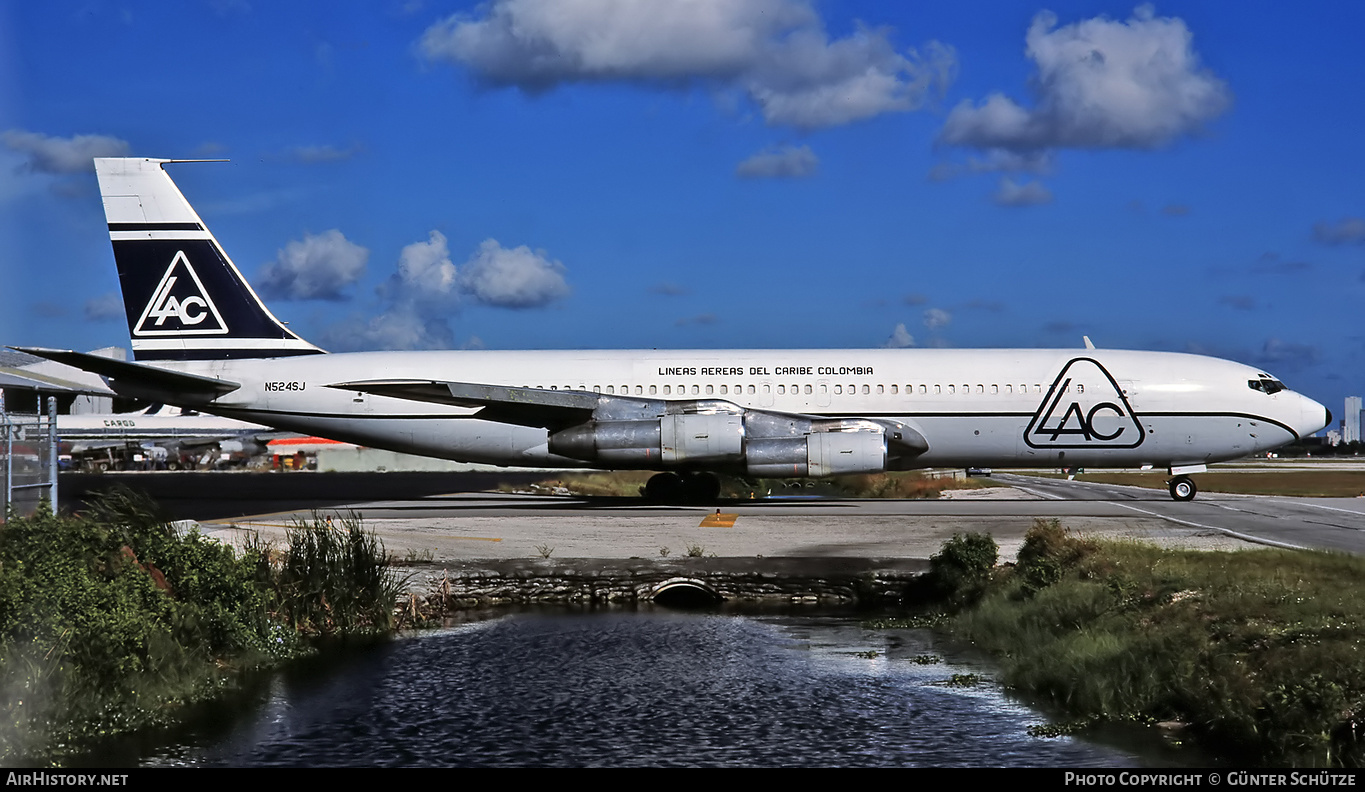 Aircraft Photo of N524SJ | Boeing 707-311C | LAC - Líneas Aéreas del Caribe | AirHistory.net #224007