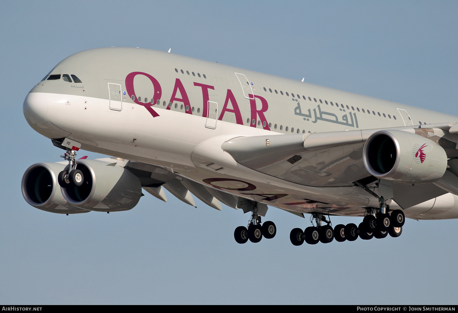 Aircraft Photo of A7-APD | Airbus A380-861 | Qatar Airways | AirHistory.net #224017