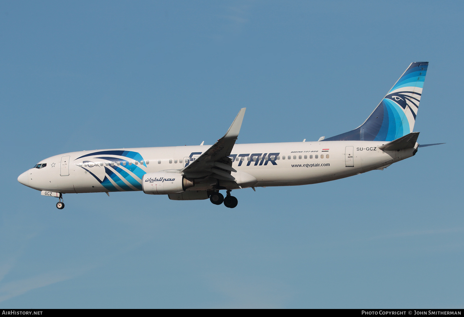 Aircraft Photo of SU-GCZ | Boeing 737-866 | EgyptAir | AirHistory.net #224025