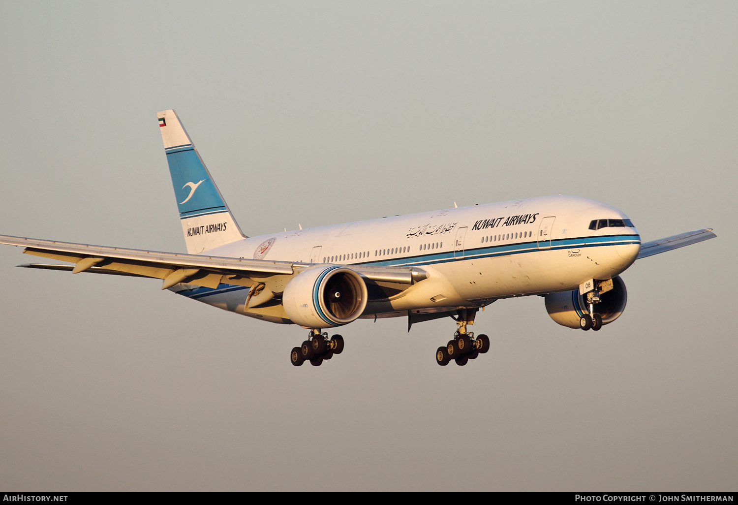 Aircraft Photo of 9K-AOB | Boeing 777-269/ER | Kuwait Airways | AirHistory.net #224038