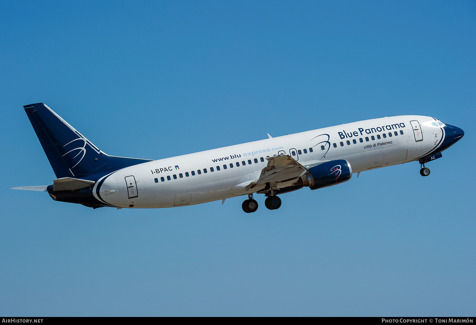 Aircraft Photo of I-BPAC | Boeing 737-4K5 | Blue Panorama Airlines | AirHistory.net #224067