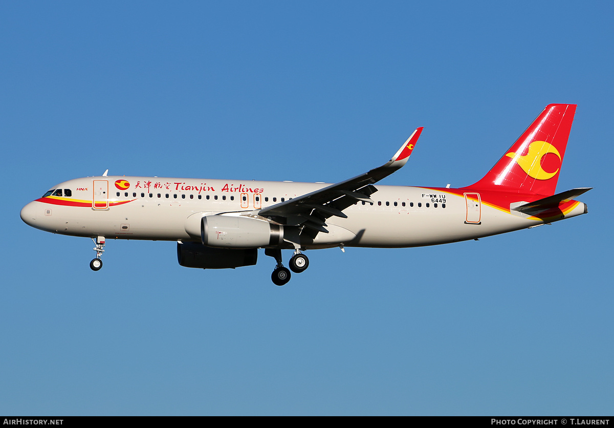 Aircraft Photo of F-WWIU | Airbus A320-214 | Tianjin Airlines | AirHistory.net #224069