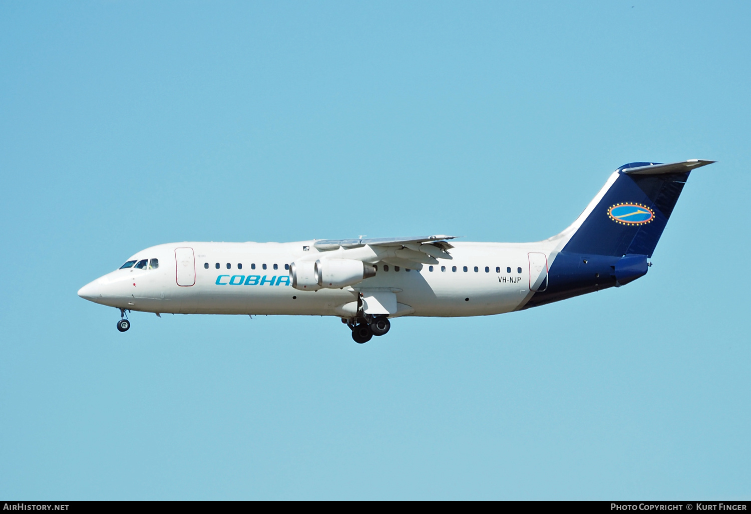 Aircraft Photo of VH-NJP | British Aerospace Avro 146-RJ100 | Cobham Aviation Services | AirHistory.net #224081