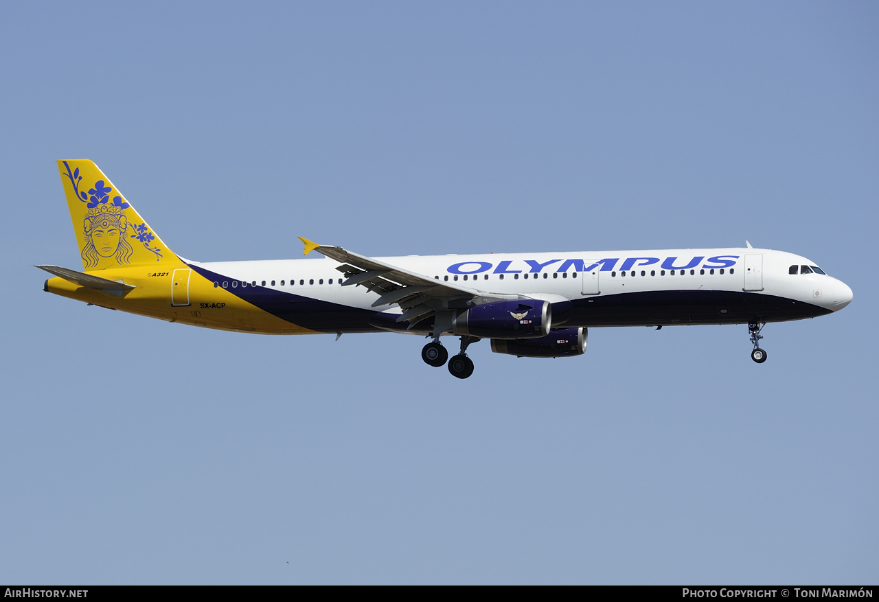 Aircraft Photo of SX-ACP | Airbus A321-231 | Olympus Airways | AirHistory.net #224086