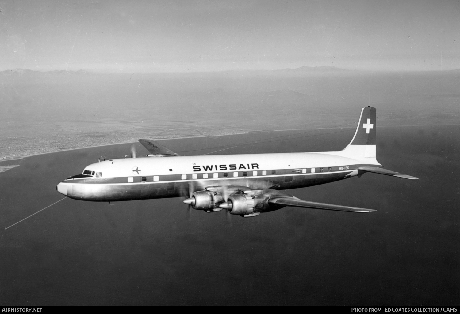 Aircraft Photo of HB-IBK | Douglas DC-7C | Swissair | AirHistory.net #224090