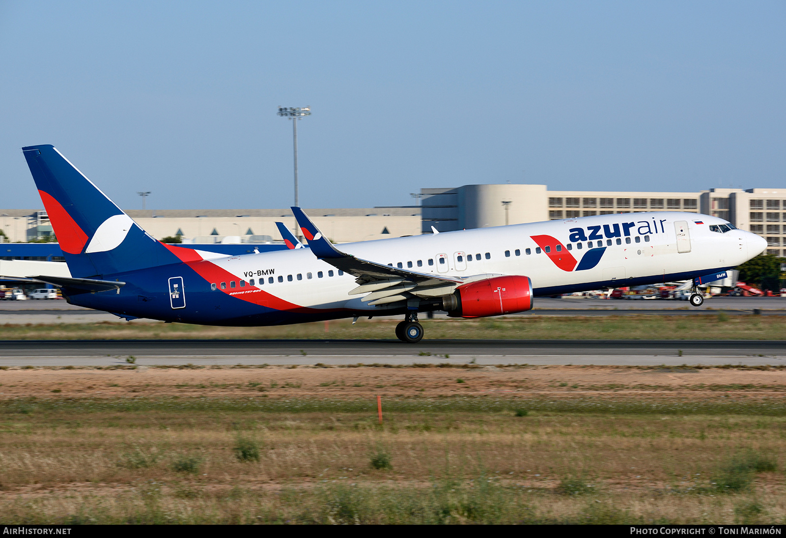 Aircraft Photo of VQ-BMW | Boeing 737-86J | Azur Air | AirHistory.net #224106