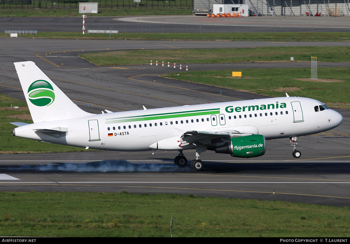 Aircraft Photo of D-ASTA | Airbus A319-112 | Germania | AirHistory.net #224126