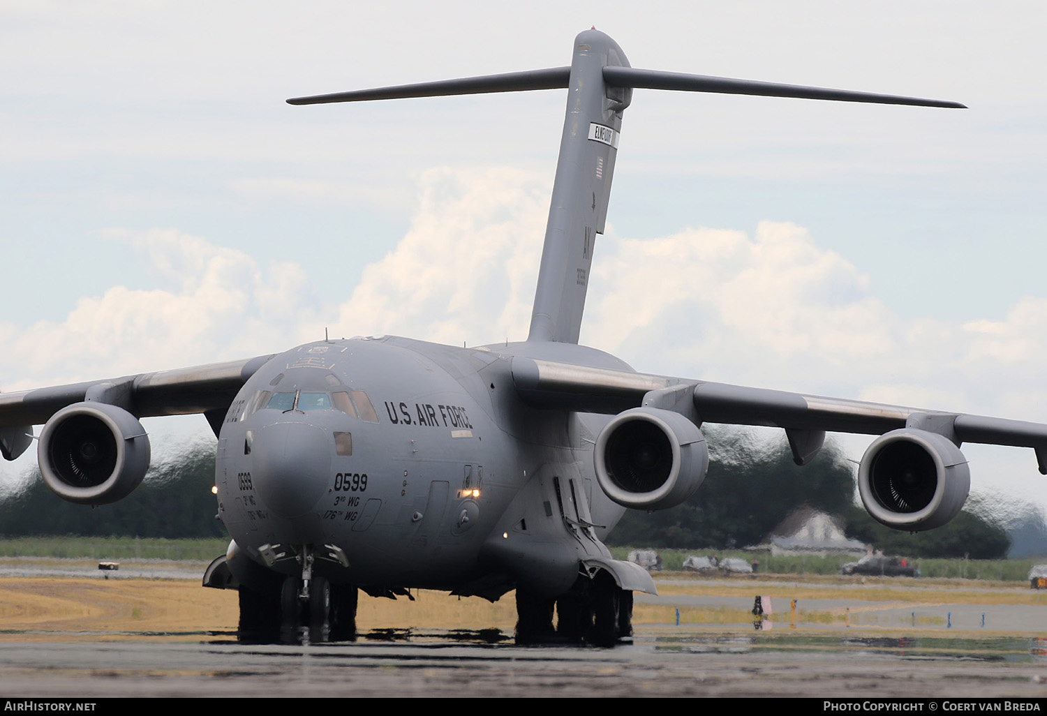 Aircraft Photo of 93-0599 / 30599 | McDonnell Douglas C-17A Globemaster III | USA - Air Force | AirHistory.net #224151