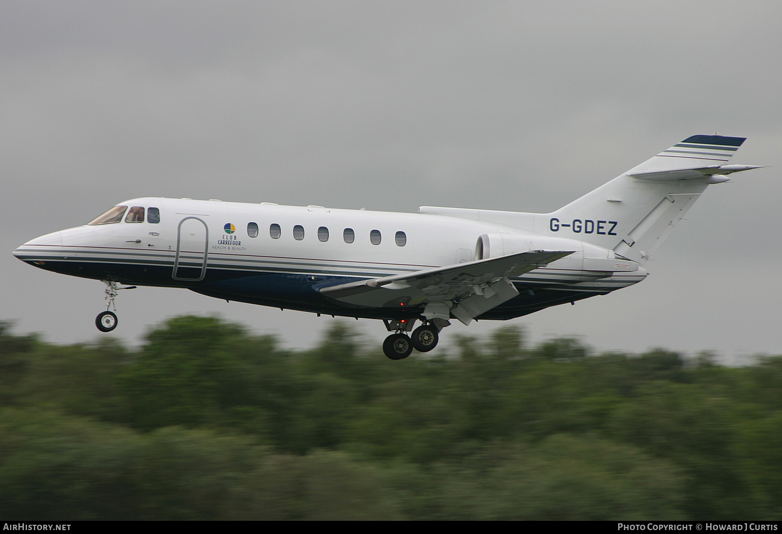 Aircraft Photo of G-GDEZ | British Aerospace BAe-125-1000B | Club Carrefour Health & Beauty | AirHistory.net #224166