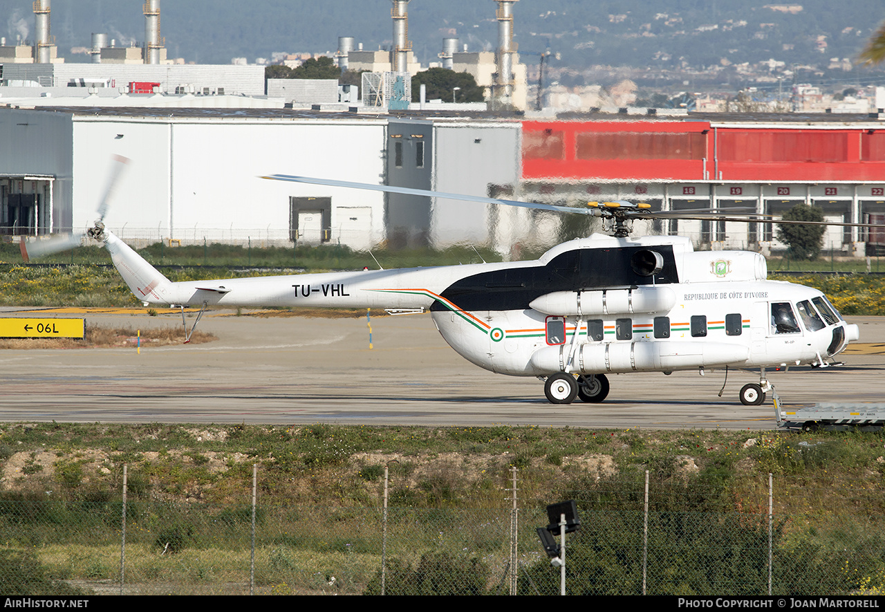 Aircraft Photo of TU-VHL | Mil Mi-8P | Ivory Coast - Air Force | AirHistory.net #224169