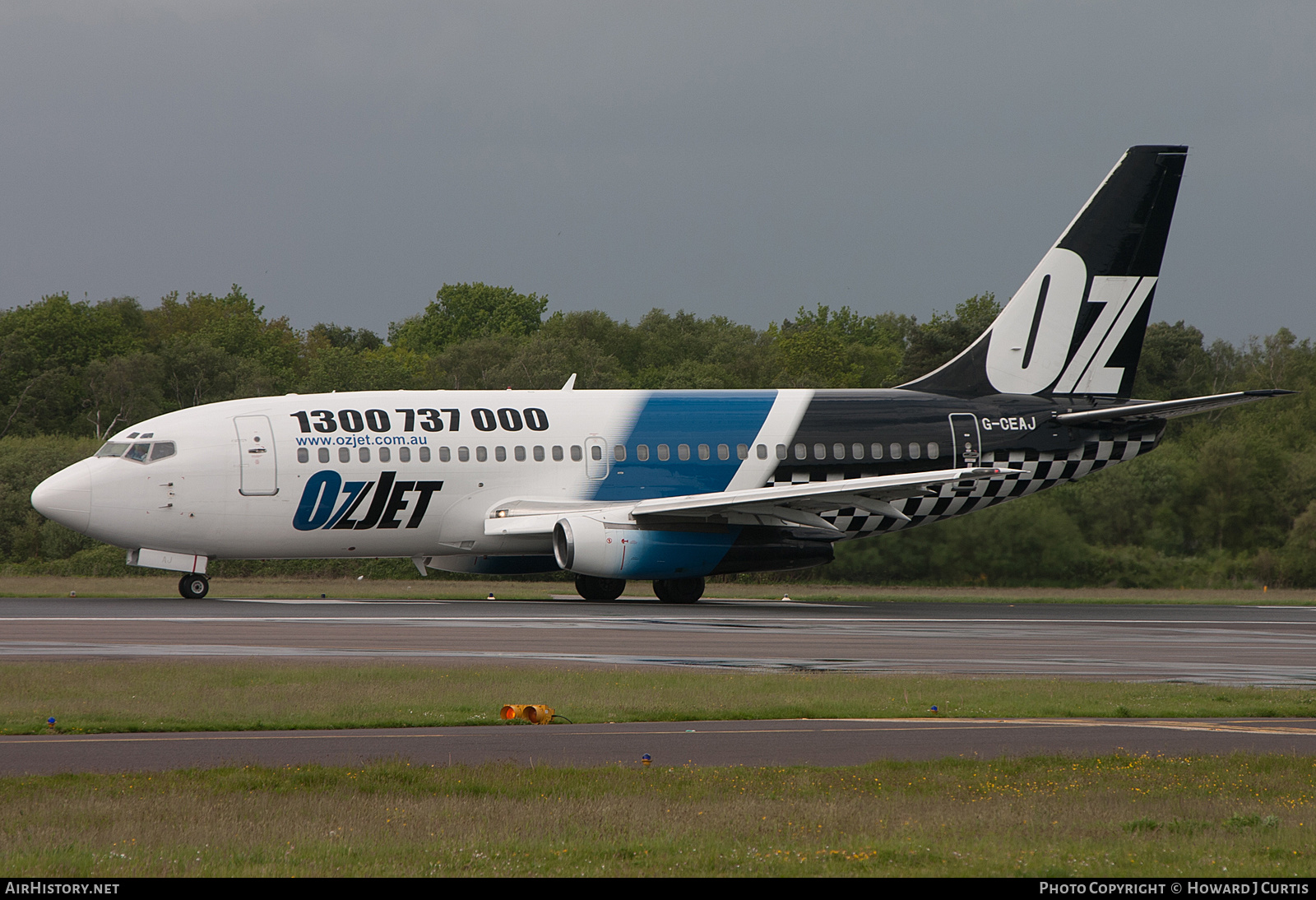 Aircraft Photo of G-CEAJ | Boeing 737-229/Adv | OzJet Airlines | AirHistory.net #224170