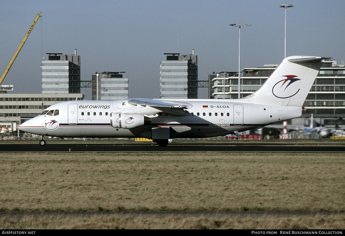 Aircraft Photo of D-ALOA | British Aerospace BAe-146-200 | Eurowings | AirHistory.net #224188