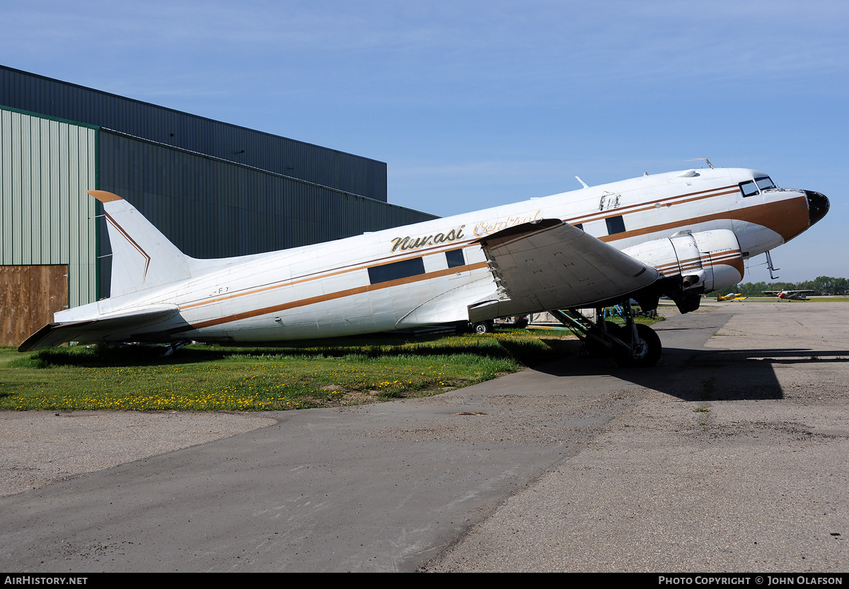 Aircraft Photo of CF-YQG | Douglas DC-3(C) | Nunasi Central Airlines | AirHistory.net #224204
