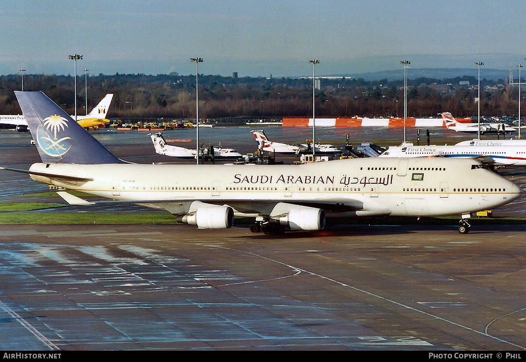 Aircraft Photo of HZ-AIW | Boeing 747-468 | Saudi Arabian Airlines | AirHistory.net #224211