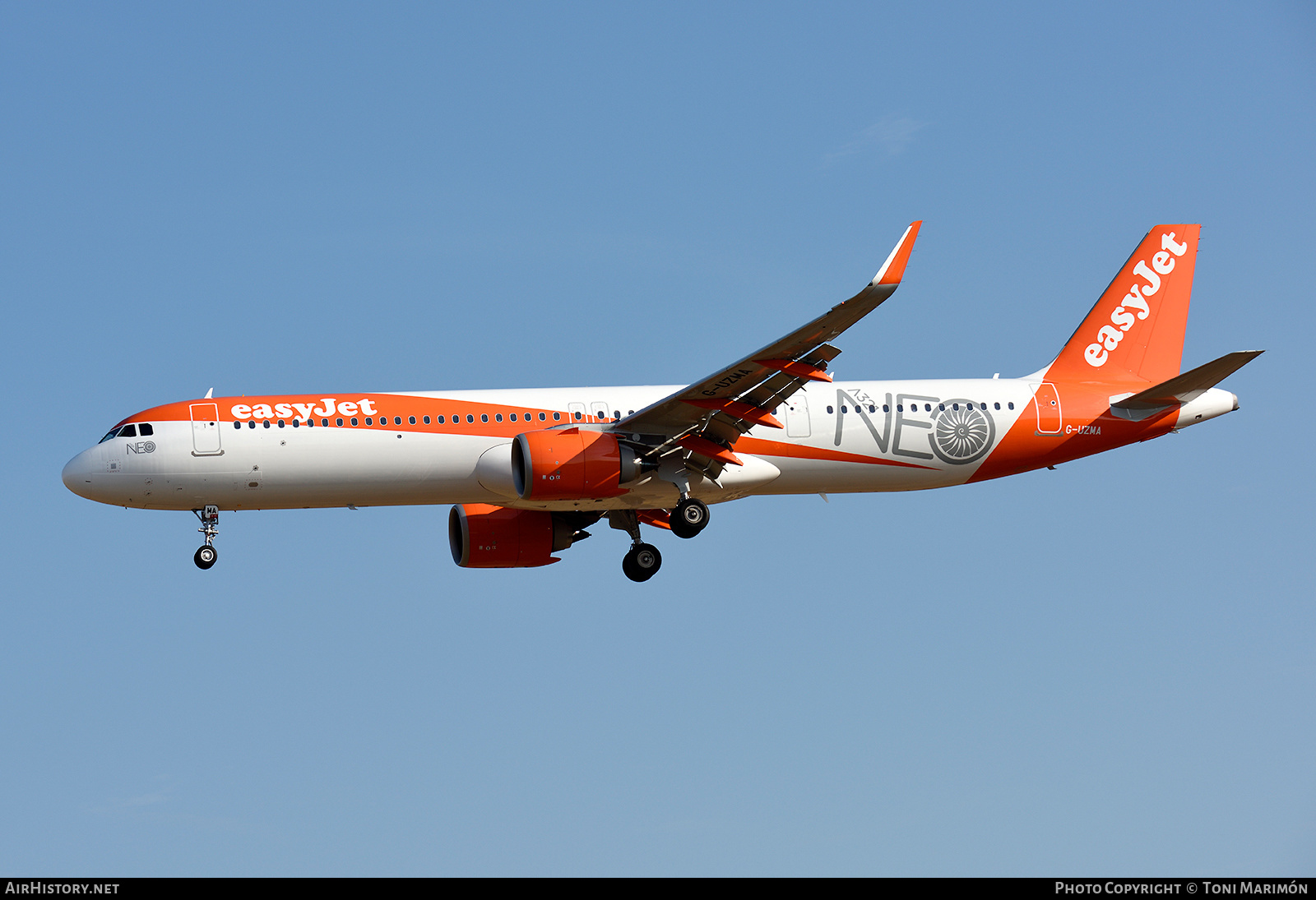 Aircraft Photo of G-UZMA | Airbus A321-251NX | EasyJet | AirHistory.net #224235