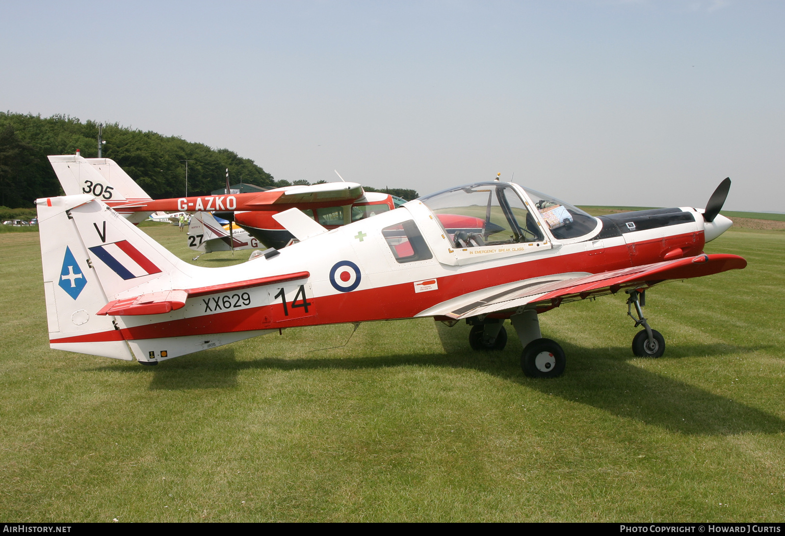 Aircraft Photo of G-BZXZ / XX629 | Scottish Aviation Bulldog 120/121 | UK - Air Force | AirHistory.net #224236