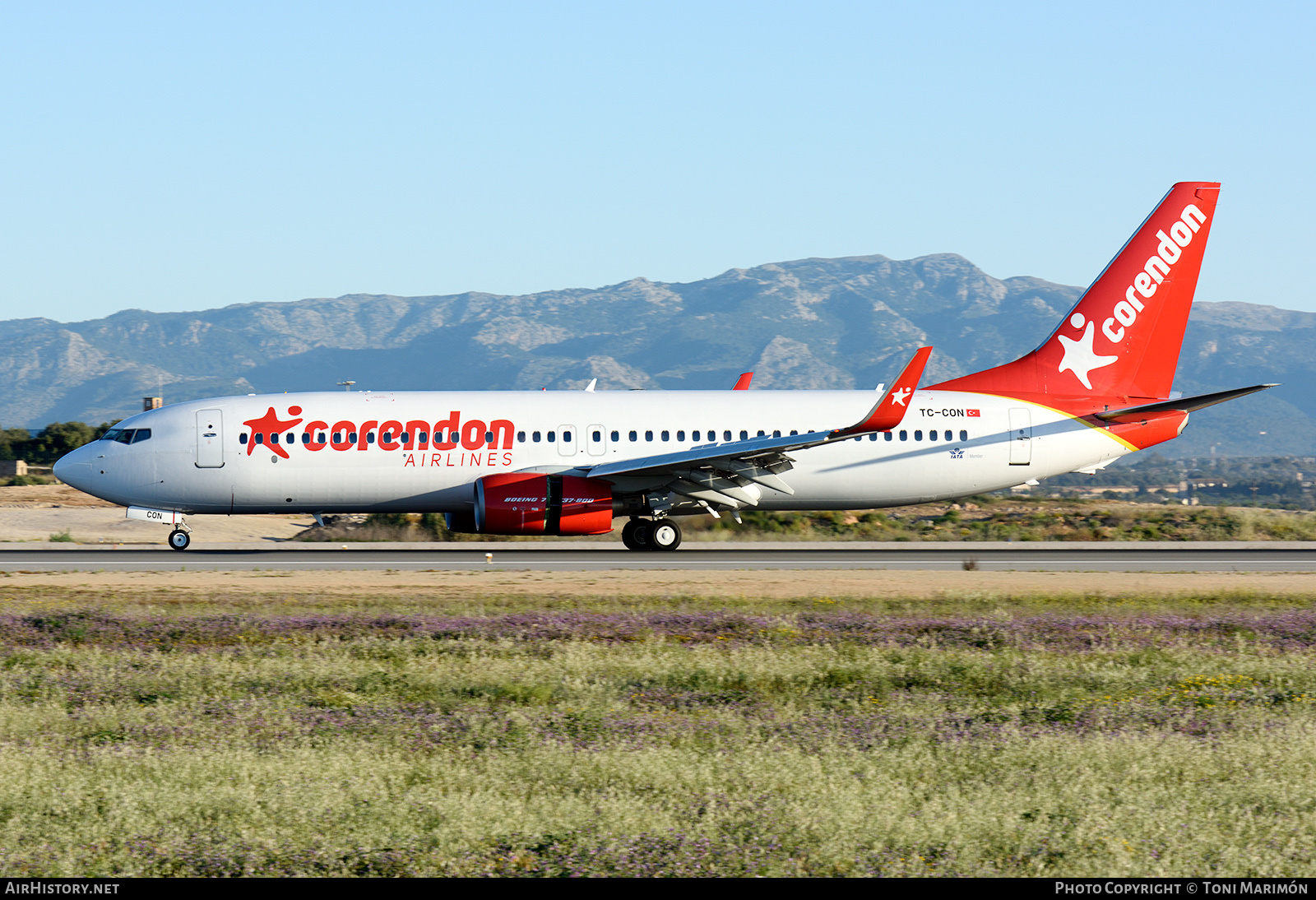 Aircraft Photo of TC-CON | Boeing 737-81D | Corendon Airlines | AirHistory.net #224338