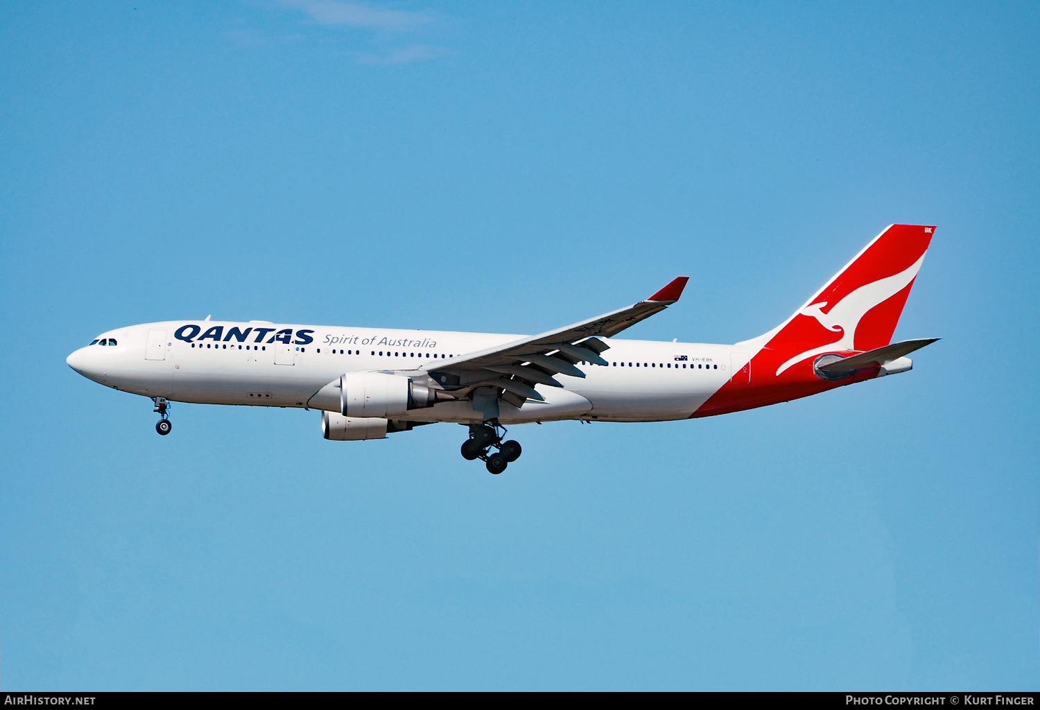 Aircraft Photo of VH-EBK | Airbus A330-202 | Qantas | AirHistory.net #224358