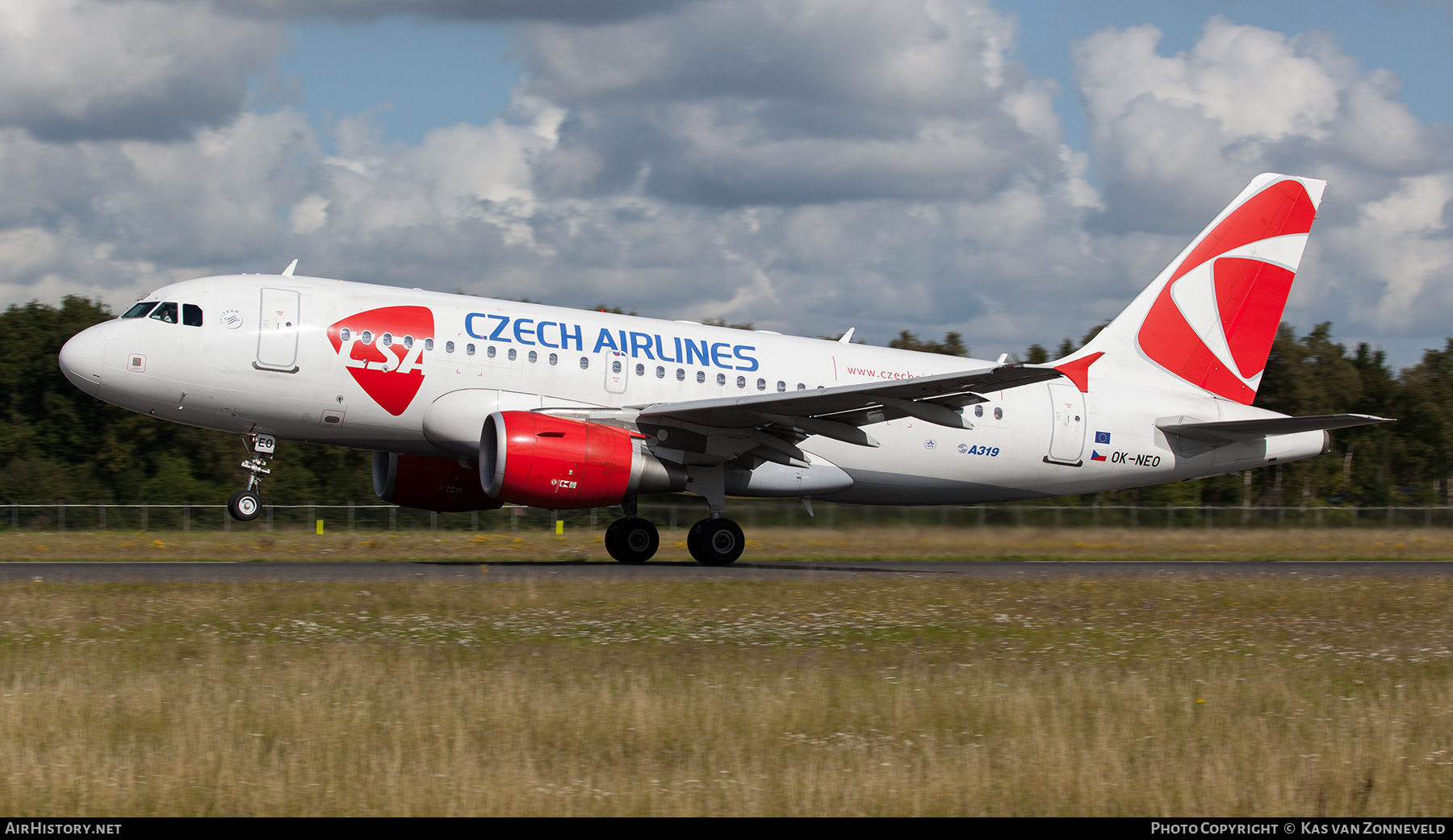 Aircraft Photo of OK-NEO | Airbus A319-112 | ČSA - Czech Airlines | AirHistory.net #224382