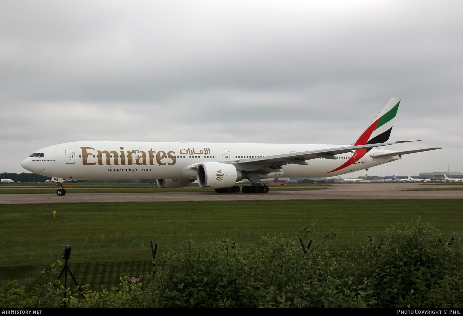 Aircraft Photo of A6-ENE | Boeing 777-31H/ER | Emirates | AirHistory.net #224406