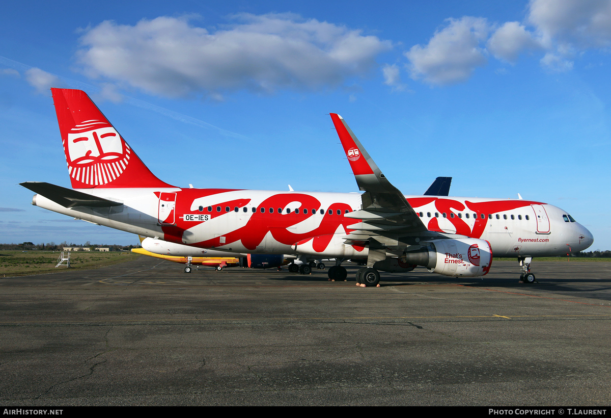 Aircraft Photo of OE-IES | Airbus A320-214 | Ernest Airlines | AirHistory.net #224409