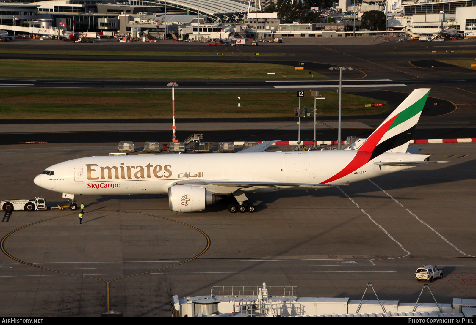 Aircraft Photo of A6-EFD | Boeing 777-F1H | Emirates SkyCargo | AirHistory.net #224410