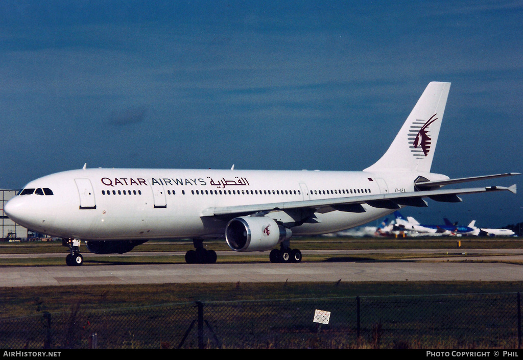 Aircraft Photo of A7-AFA | Airbus A300B4-622 | Qatar Airways | AirHistory.net #224421