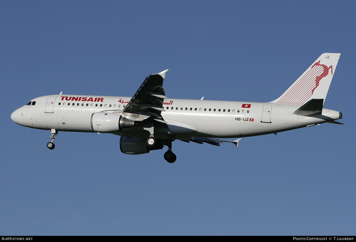 Aircraft Photo of HB-IJZ | Airbus A320-211 | Tunisair | AirHistory.net #224457