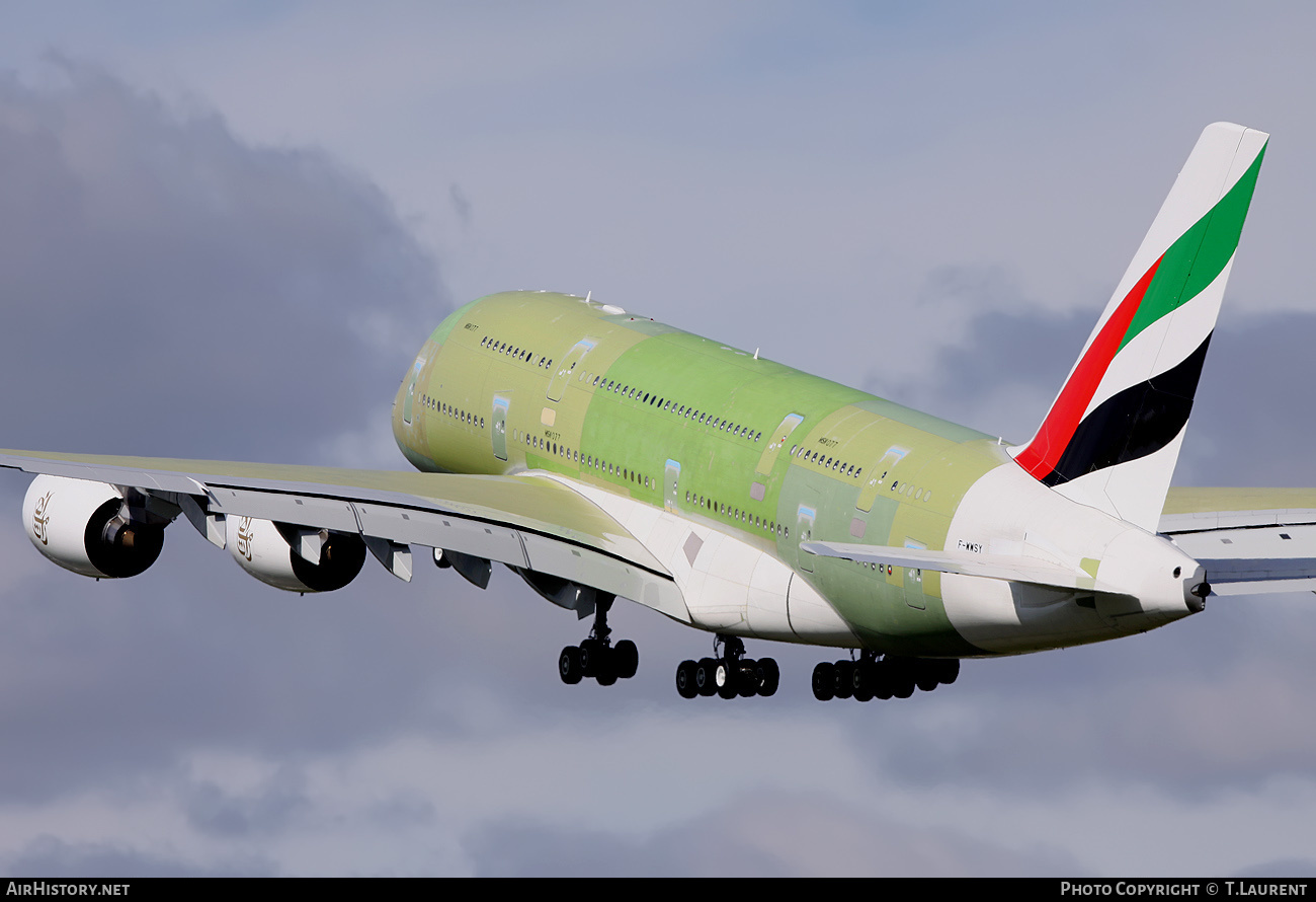 Aircraft Photo of F-WWSY | Airbus A380-861 | Emirates | AirHistory.net #224458