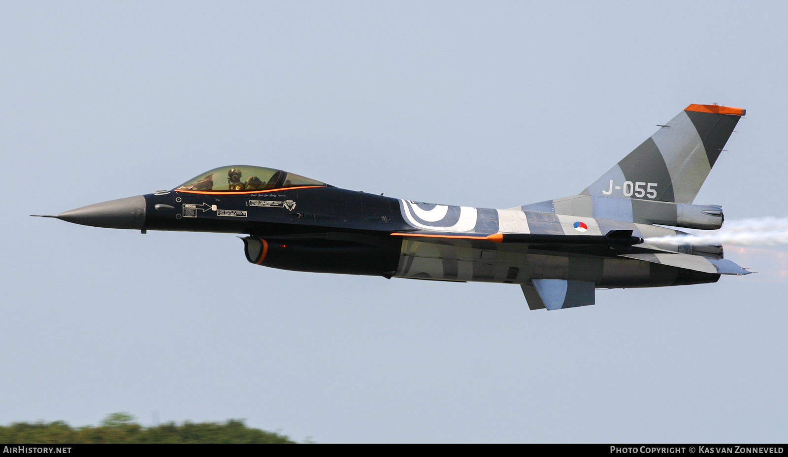 Aircraft Photo of J-055 | General Dynamics F-16AM Fighting Falcon | Netherlands - Air Force | AirHistory.net #224462