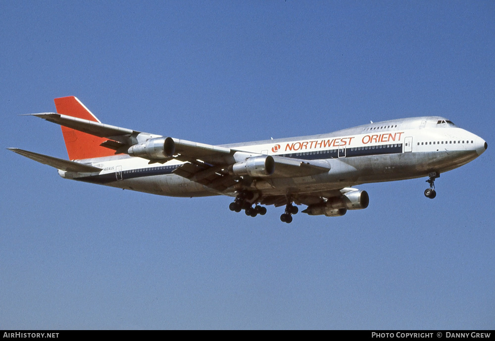 Aircraft Photo of N604US | Boeing 747-151 | Northwest Orient Airlines | AirHistory.net #224468