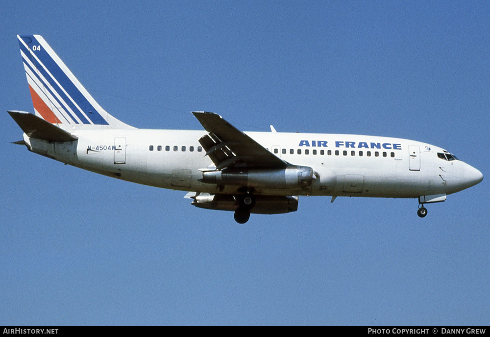 Aircraft Photo of N4504W | Boeing 737-247 | Air France | AirHistory.net #224484