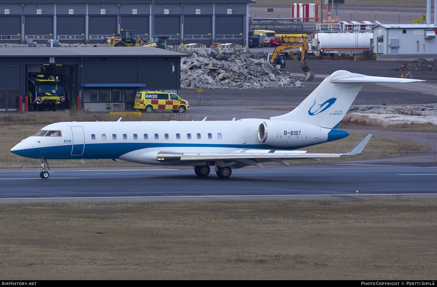 Aircraft Photo of B-8197 | Bombardier Global 6000 (BD-700-1A10) | Country Garden | AirHistory.net #224502