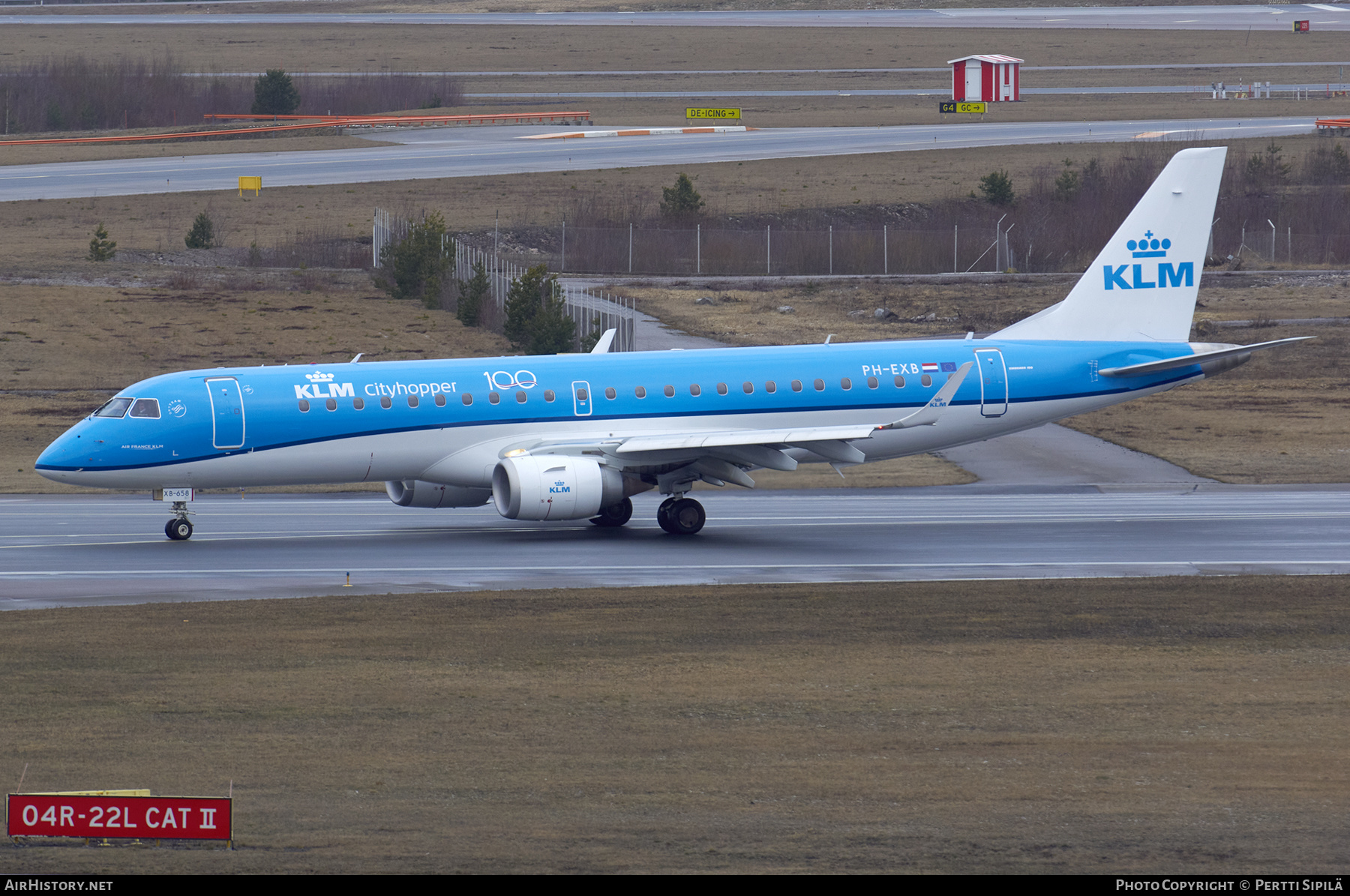 Aircraft Photo of PH-EXB | Embraer 190STD (ERJ-190-100STD) | KLM Cityhopper | AirHistory.net #224514