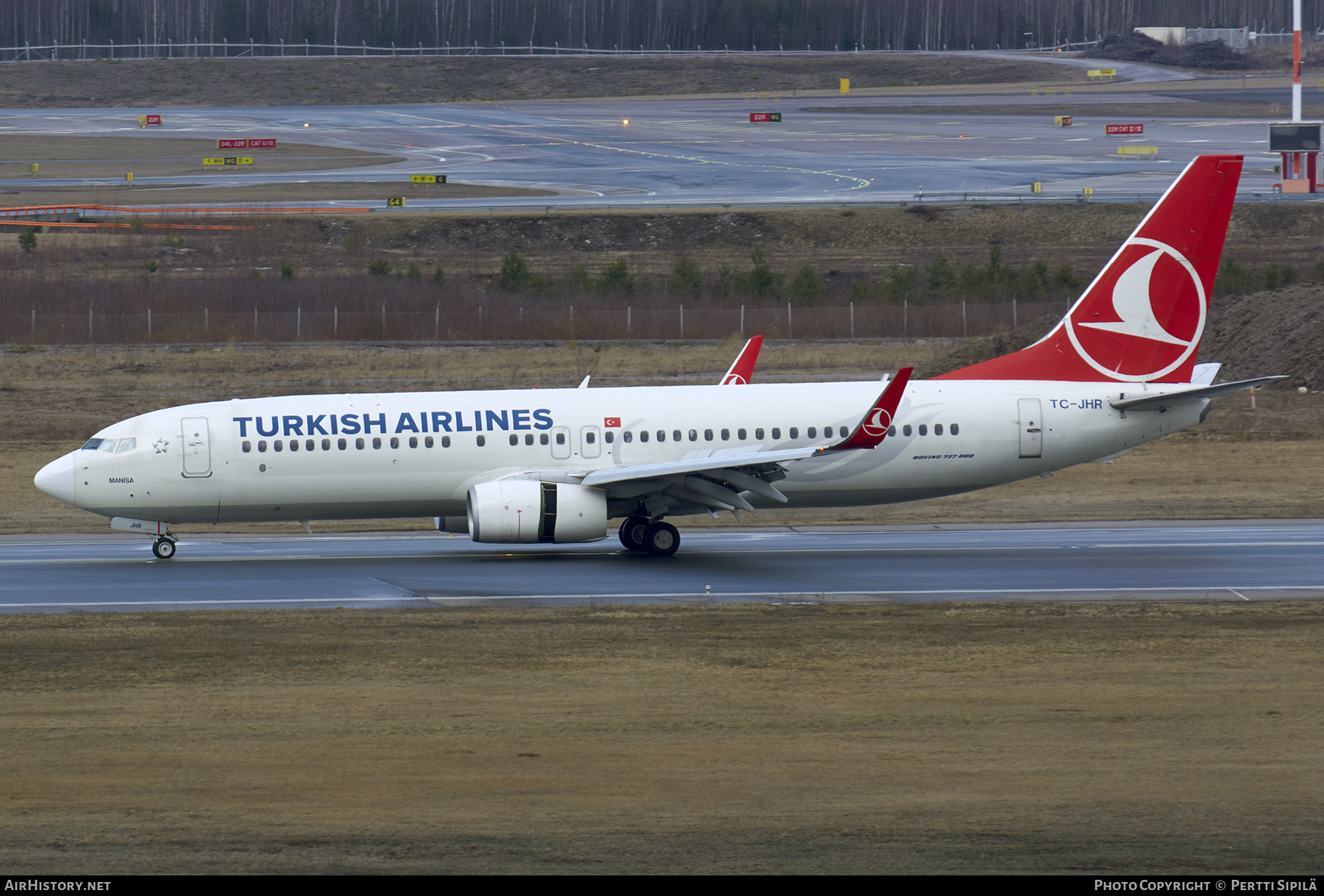 Aircraft Photo of TC-JHR | Boeing 737-8F2 | Turkish Airlines | AirHistory.net #224523