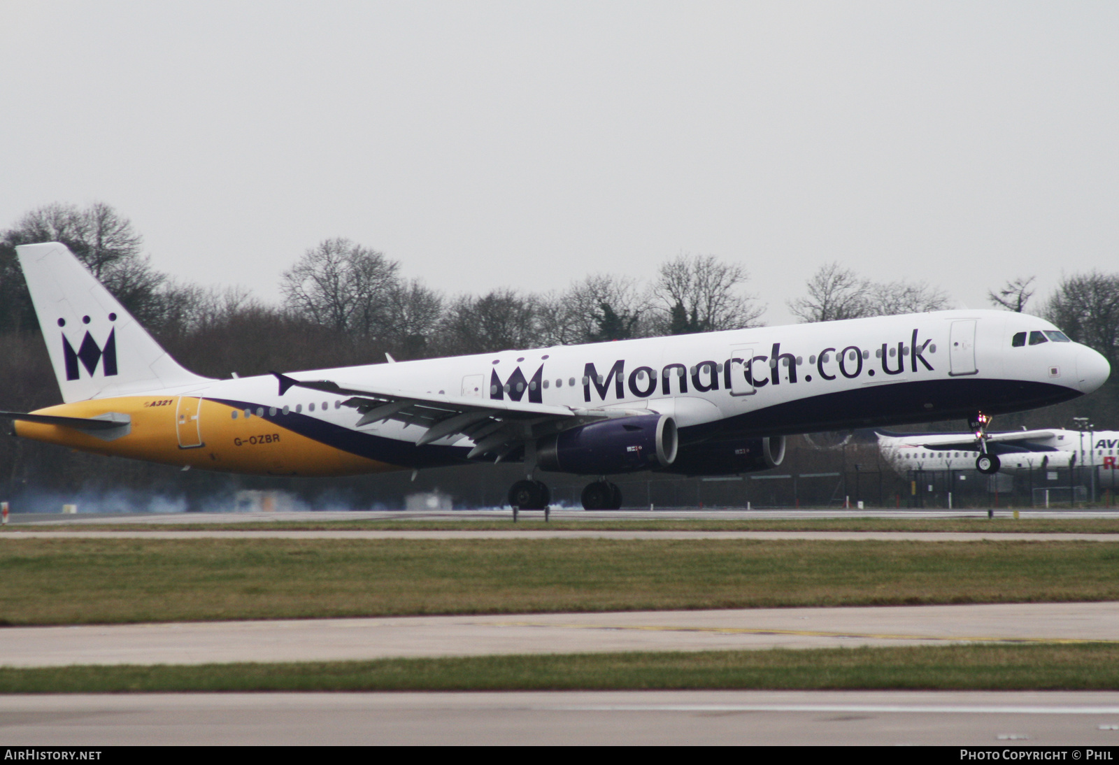 Aircraft Photo of G-OZBR | Airbus A321-231 | Monarch Airlines | AirHistory.net #224524