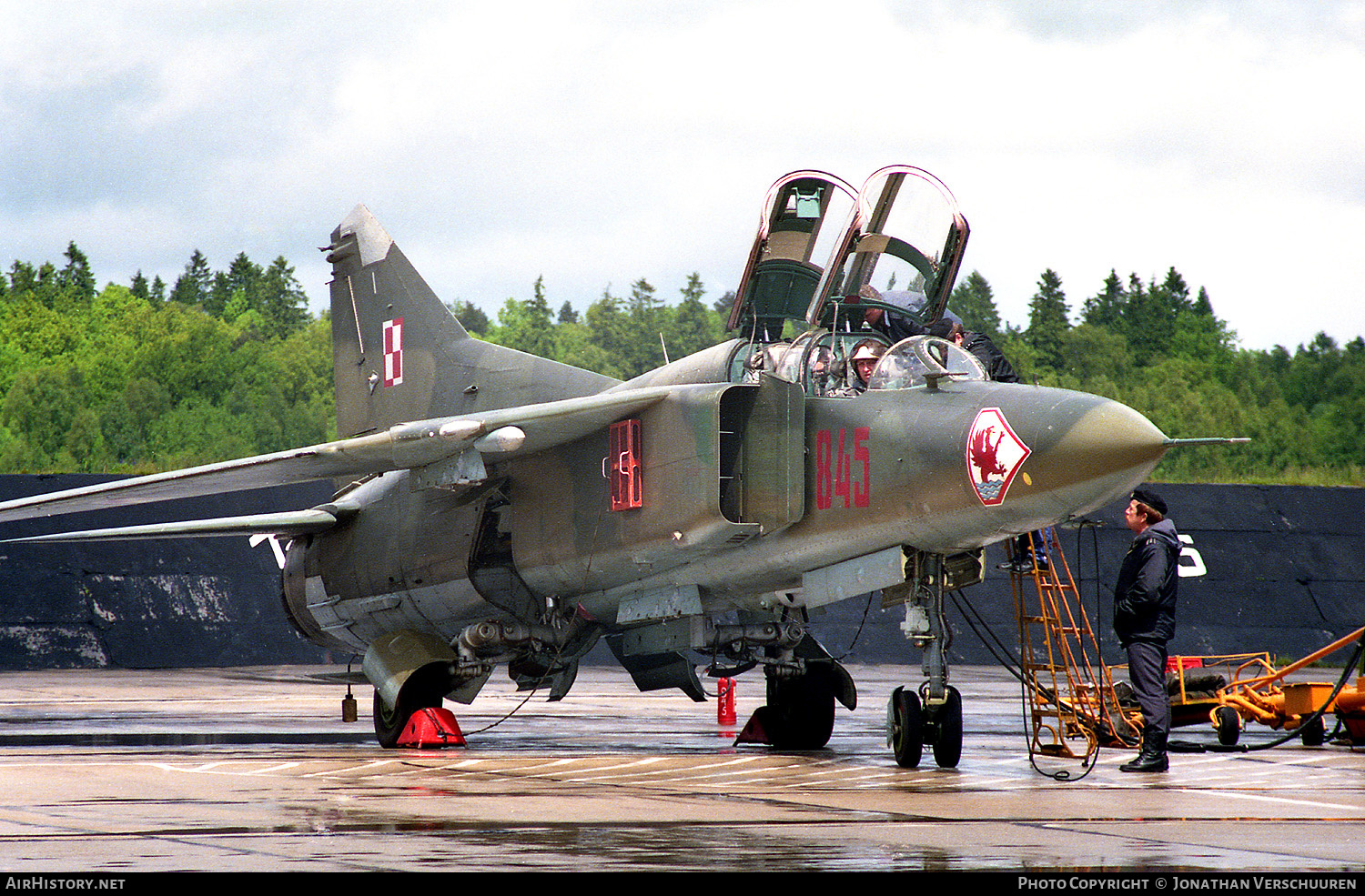 Aircraft Photo of 845 | Mikoyan-Gurevich MiG-23UB | Poland - Air Force | AirHistory.net #224553