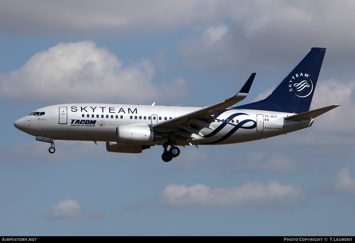 Aircraft Photo of YR-BGF | Boeing 737-78J | TAROM - Transporturile Aeriene Române | AirHistory.net #224566