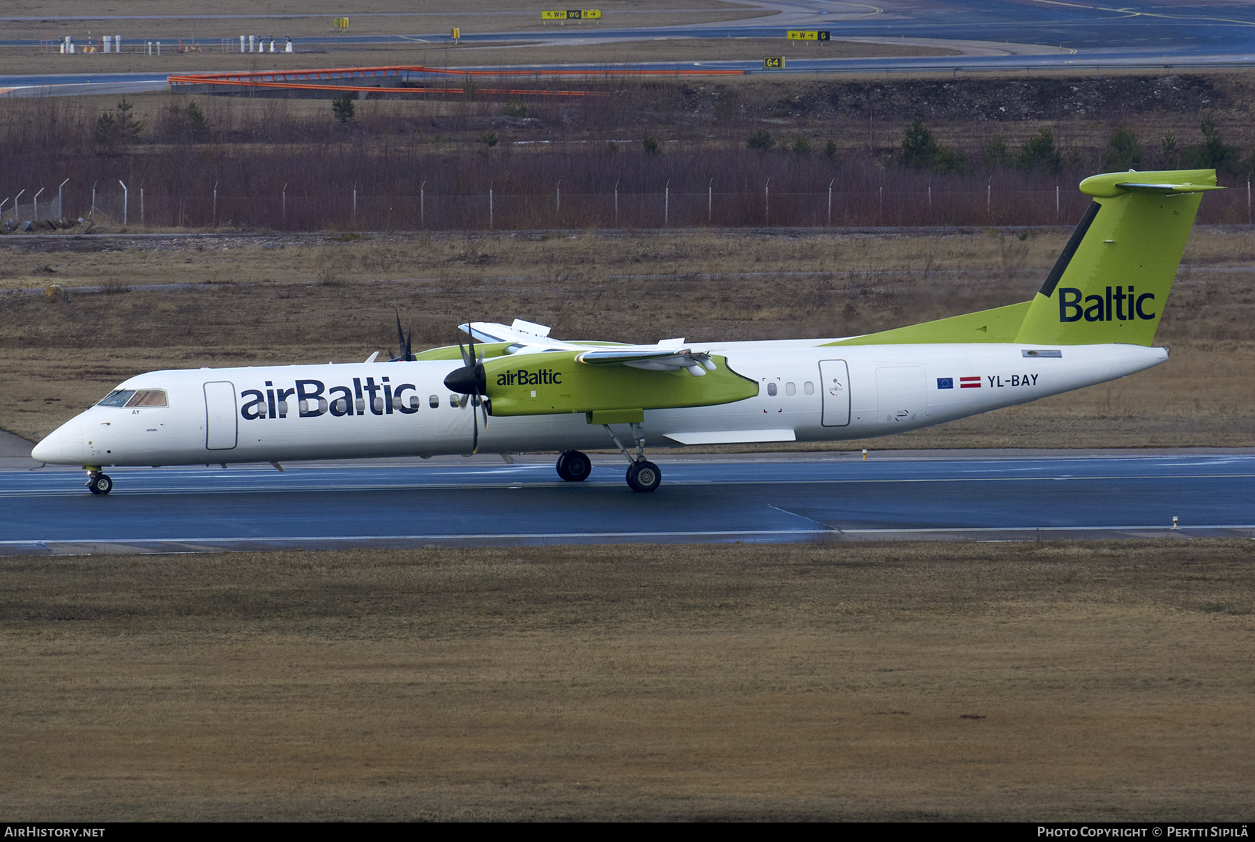 Aircraft Photo of YL-BAY | Bombardier DHC-8-402 Dash 8 | AirBaltic | AirHistory.net #224578