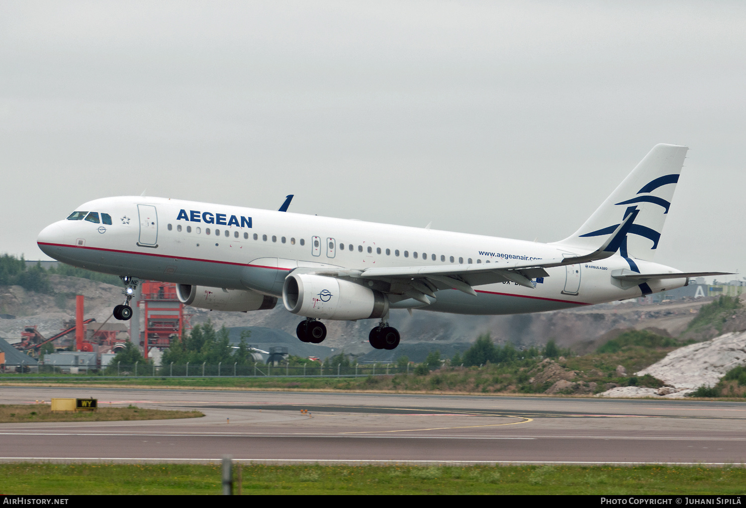 Aircraft Photo of SX-DNE | Airbus A320-232 | Aegean Airlines | AirHistory.net #224587
