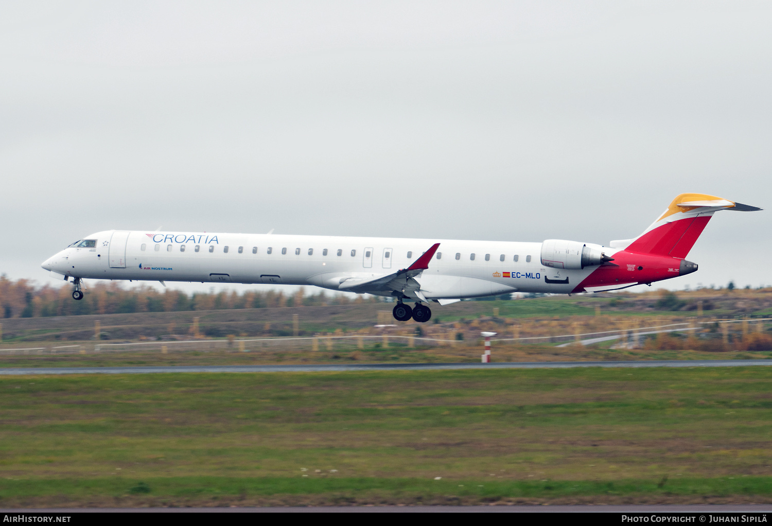 Aircraft Photo of EC-MLO | Bombardier CRJ-1000 (CL-600-2E25) | Croatia Airlines | AirHistory.net #224591