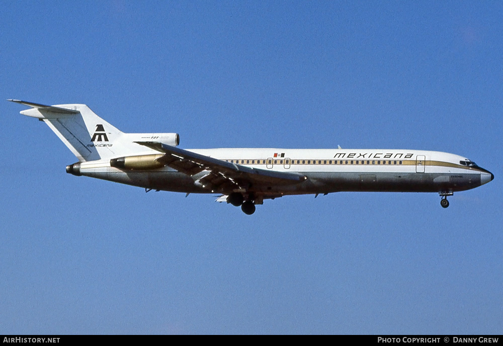 Aircraft Photo of XA-DUK | Boeing 727-264/Adv | Mexicana | AirHistory.net #224619