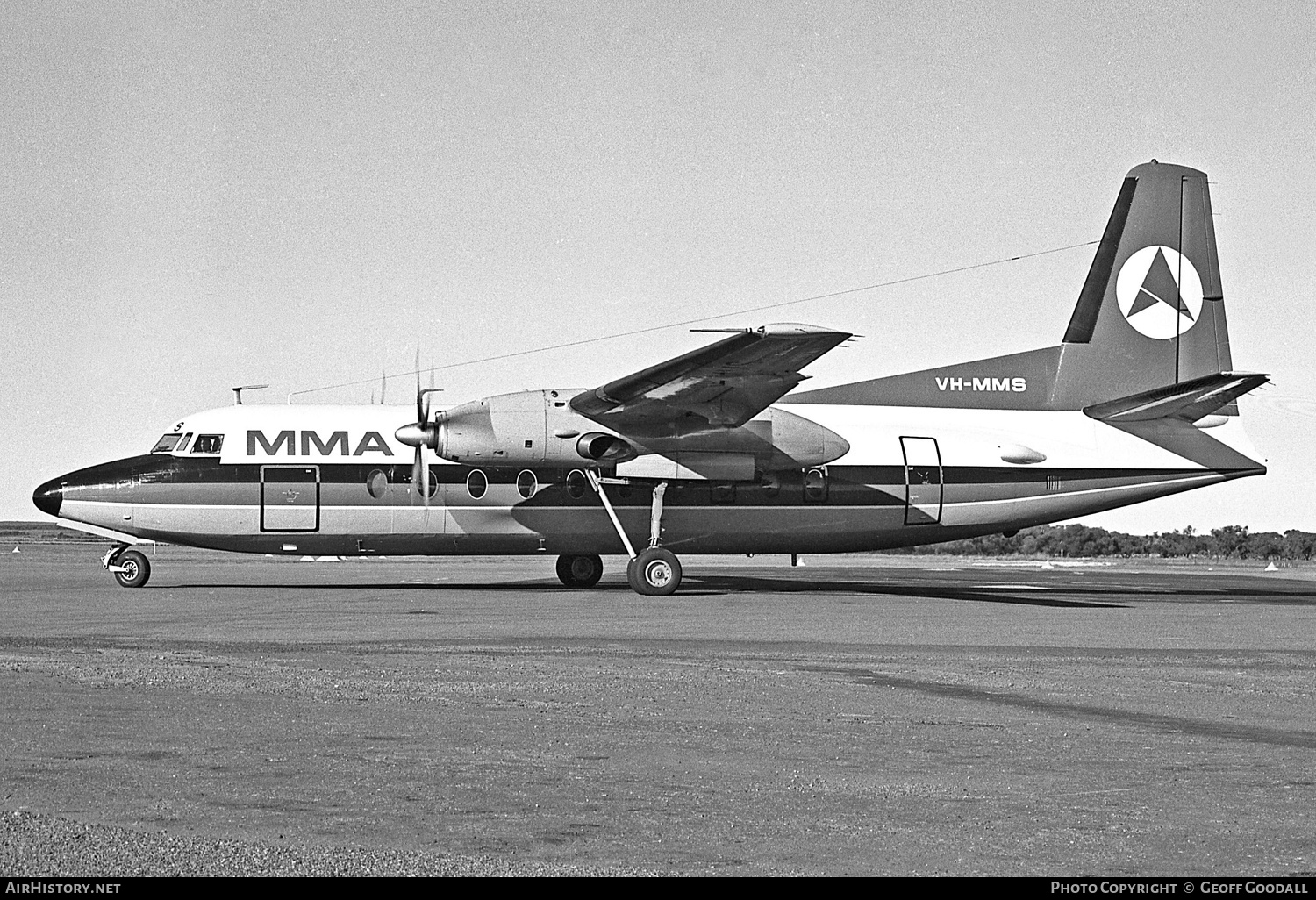 Aircraft Photo of VH-MMS | Fokker F27-200 Friendship | MacRobertson Miller Airlines - MMA | AirHistory.net #224638