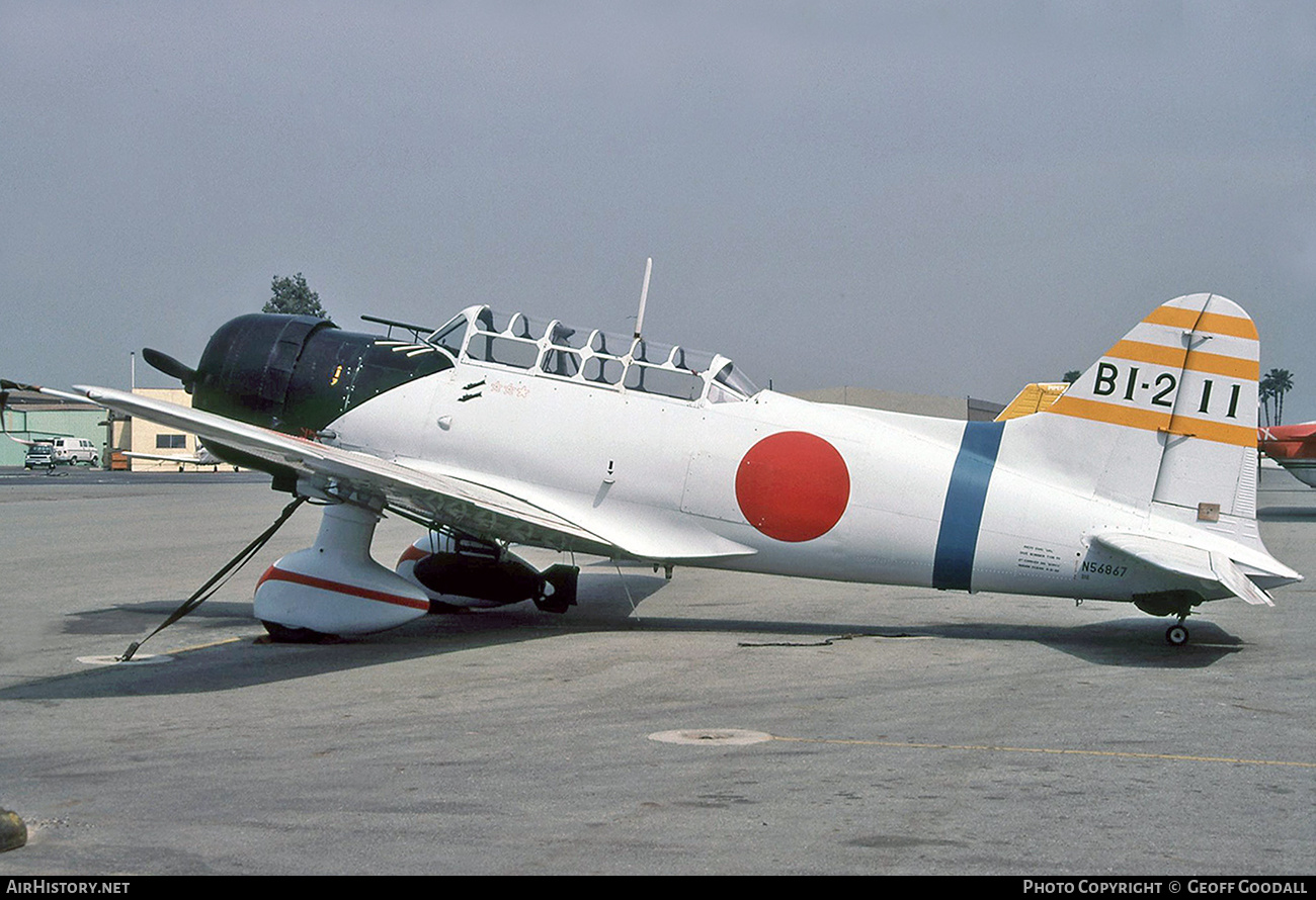Aircraft Photo of N56867 / B1-211 | Vultee BT-13B/Aichi D3A Replica | Japan - Navy | AirHistory.net #224655