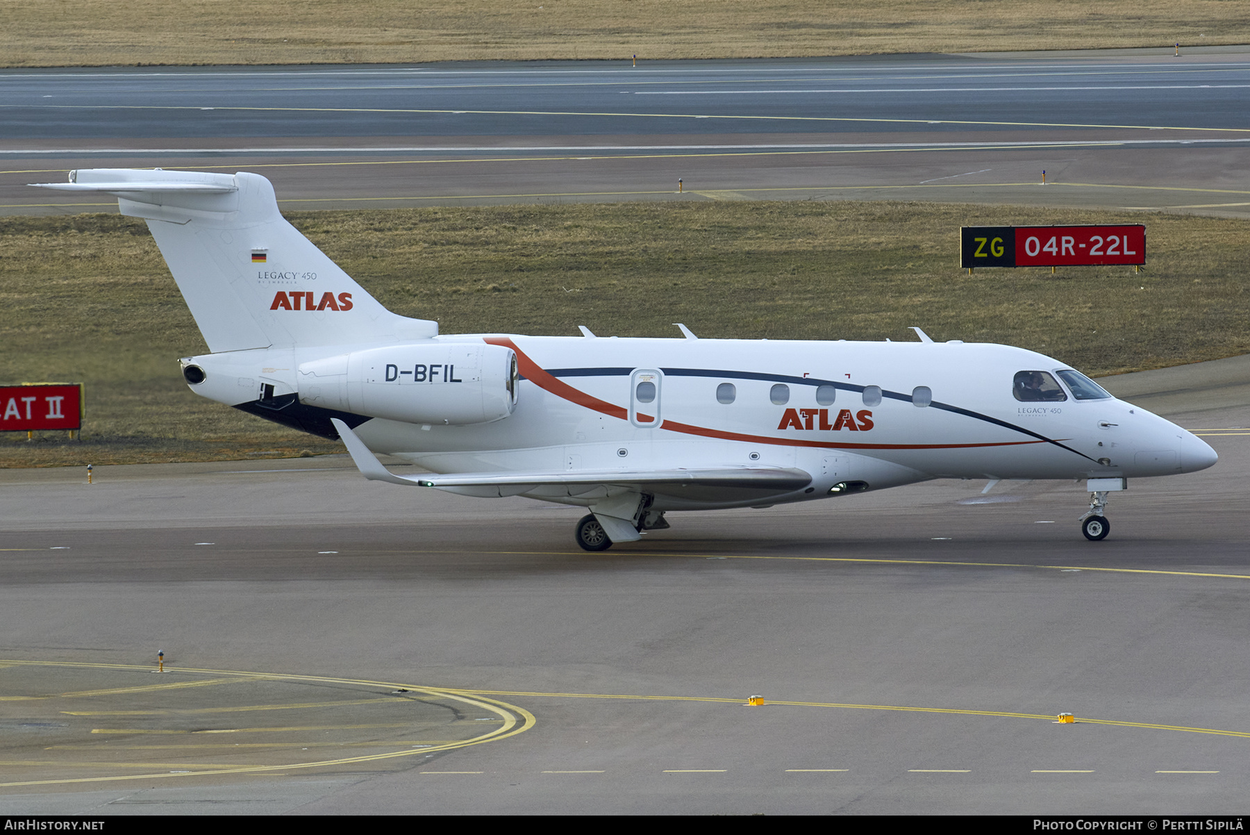 Aircraft Photo of D-BFIL | Embraer EMB-545 Legacy 450 | Atlas Air Service - AAS | AirHistory.net #224684