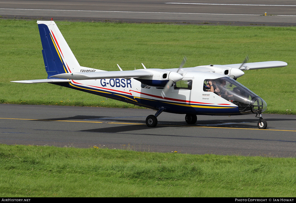 Aircraft Photo of G-OBSR | Partenavia P-68 Observer | Ravenair | AirHistory.net #224729