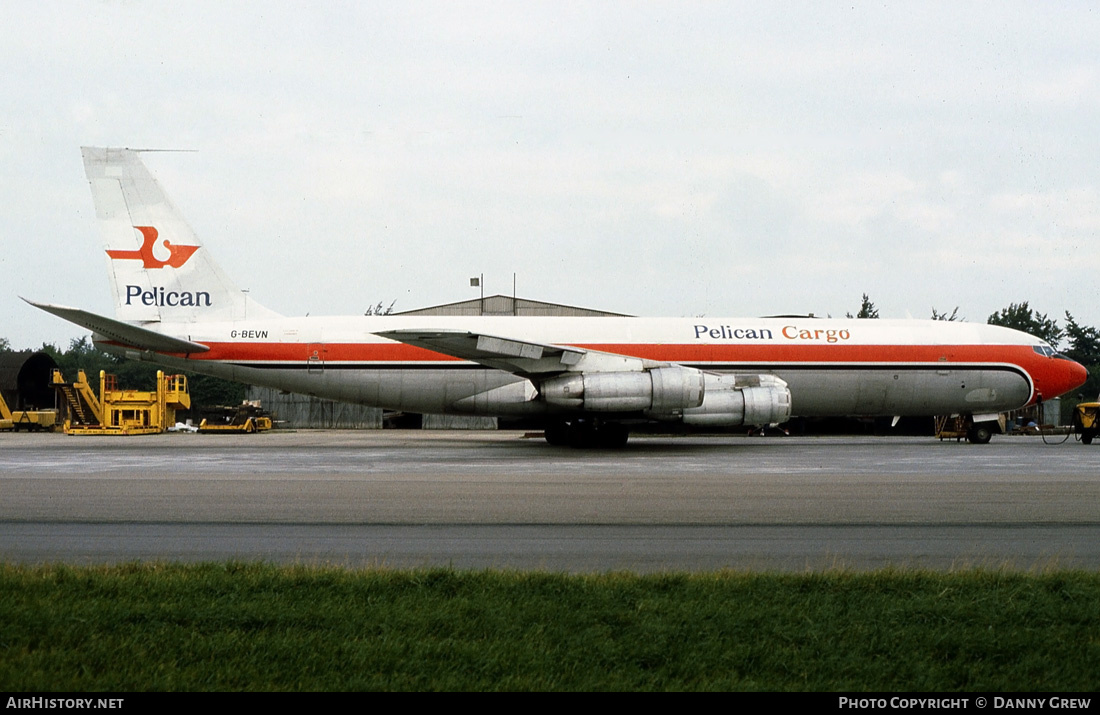 Aircraft Photo of G-BEVN | Boeing 707-321C | Pelican Cargo Airlines | AirHistory.net #224735