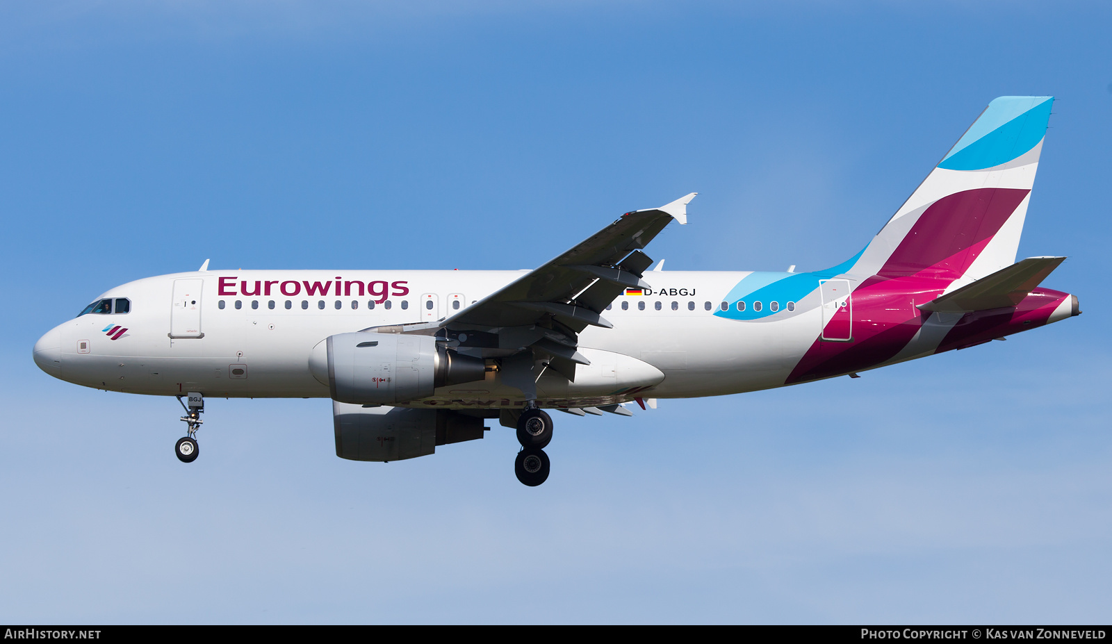 Aircraft Photo of D-ABGJ | Airbus A319-112 | Eurowings | AirHistory.net #224758